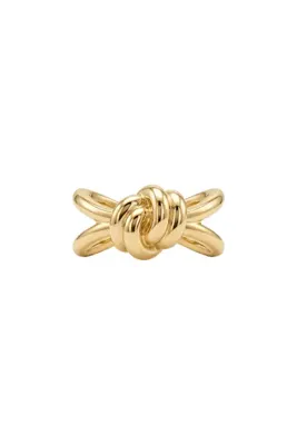 Charmist Çelik Knot Ayarlanabilir Yüzük Gold