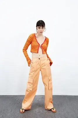 Bassigue Magnolia Cargo Pantolon - Turuncu