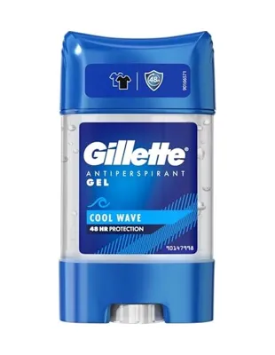 8X4 Gillette Clear Jel Cool Wave Antiperspirant Deodorant 70 Ml