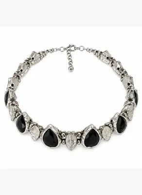 Selin Ecer Bold Empire Black Choker Kolye