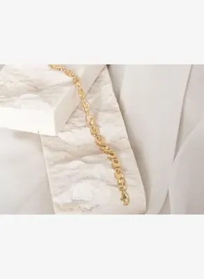Safir Mücevher Altın Göz Model Bileklik