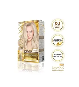 MAXX DELUXE Golden 24K Altın Içerikli Saç Boyası 6.1 Küllü Koyu Kumral 2 Boyama