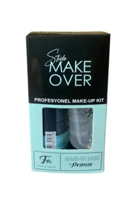 Studio Make Over Makyaj Bazı & Sabitleyici Set Make-Up Fıxator 40 ml + Make-Up Base 45 ml Profesyonel Make-Up Kıt