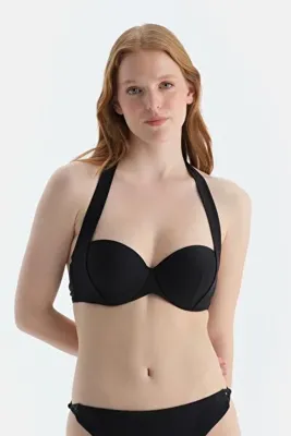 Dagi Siyah Straplez Bikini Üst