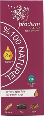 PRODERM Boyalı Saçlar için Saç Bakım Yağı 150 ML
