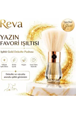 Ronanna Işıltılı Altın Simli Dekolte Vücut Pudrası - Gold Explosion For Decollete - Vegan & Temiz İçerik - P