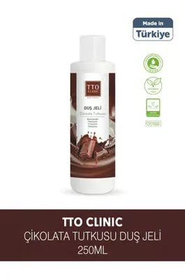 TTO Duş Jeli Nemlendirici 500 ml Kakao Yağı ve Panthenol Clinic Çikolata Tutkusu