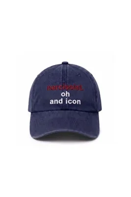 Tresore "Narcissist. oh and icon" Nakışlı Yıkamalı Şapka / "Narsist. ve ikon" Washed Cap Baseball Kep