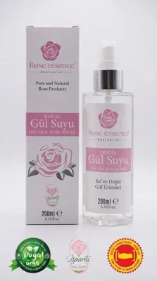 ROSE ESSENCE EXCLUSİVE Doğal Gül Suyu 200 ML