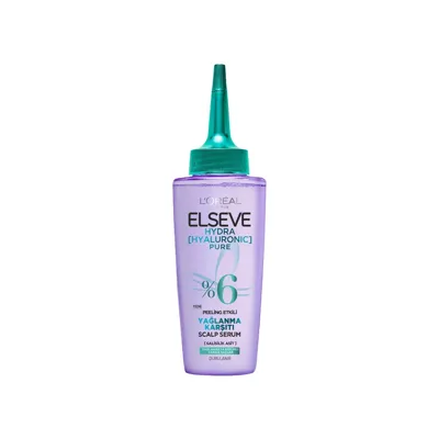 ELSEVE L'oréal Paris Elseve Hydra [hyaluronic] Pure Salisilik Asit Içeren Yağlanma Karşıtı Peeling Etkili Saç Derisi Serumu 102ML