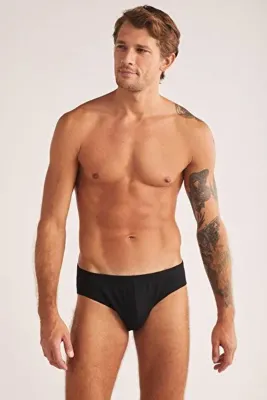 Kom 10032 Paul %100 Pamuk İnce Klasik Lastik 2 Li Slip Külot