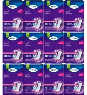 TENA Lady Protect Mesane Pedi Maxi Night Geceye Özel 144 Adet