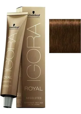 Schwarzkopf Igora Royal Absolutes 7-50 Kumral Krem Saç Boyası 60 ml Canlı Renkler ve Uzun Süre Kalıcı