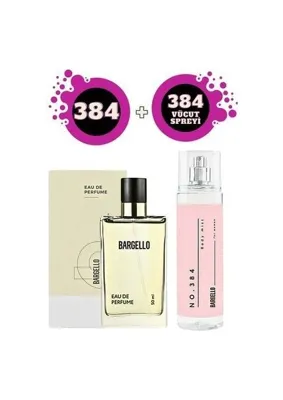 Bargello 384 Edp 50 Ml Floral Kadın Parfüm + No:384 210 Ml Body Mist Vücut Spreyi