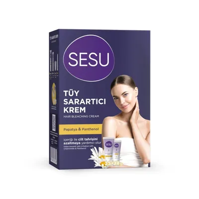 Sesu Tüy Sarartıcı Krem 35 Gr +18 Gr