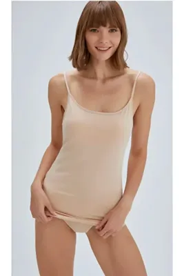 Dagi Kadın % 95 Cotton, Comfort-Vücudu Saran Ayarlanabilir Askı- 2'li Atlet (Kutulu)
