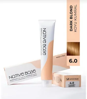 Native Base Saç Boyası 6.0 Koyu Kumral 100 ml
