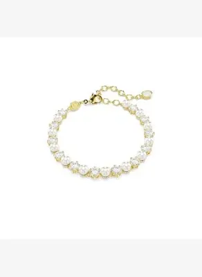 Swarovski 5742026 Swarovski Bilezik Matrıx:Tb Pearl Whıte/Gos