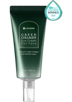 Leaders Green Collagen Eye Cream For Face | Bitkisel Kolajen Içerikli Tüm Yüz Için Göz Kremi | 50ML