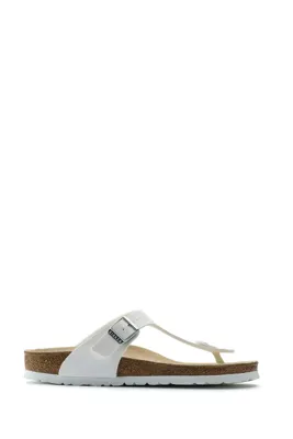 Derimod Birkenstock Kadın Beyaz Gizeh Bf Parmak Arası Terlik