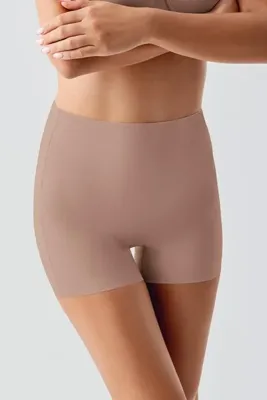 cotonhause Kadın Lazer Kesim Korseli Cappuccino Şort C5T0N2963