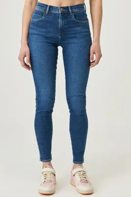 Wrangler Skinny Fit Dar Kesim Yüksek Bel Jean Pantolon