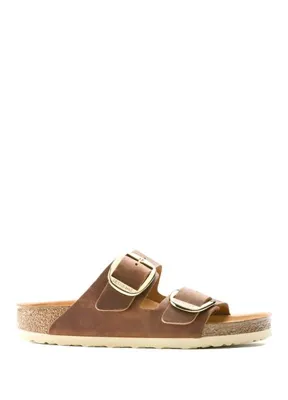 Birkenstock Arizona Taba Kadın Çift Bantlı Deri Terlik