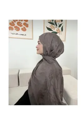 By Aheli Moodiva Kendinden Desenli %100 Pamuk Ayrobin Jakar Şal