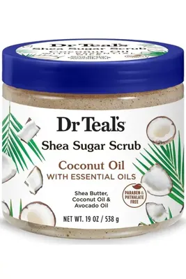 Dr Teals Shea Sugar Scrub Coconut Oil Vücut Şeker Peeling 538gr