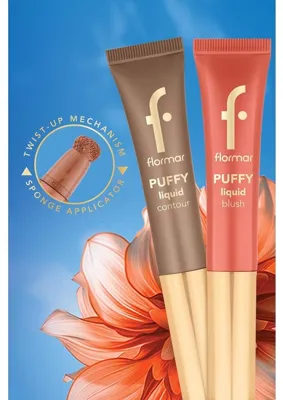 Str Store Puffy Liquid Hafif Yapılı & Sünger Aplikatörlü Likit Kontür- 002 Hot Chclate -8682536093828