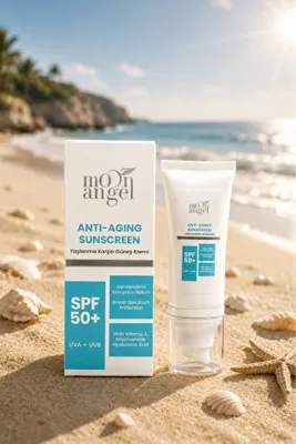 Moon Angel Anti-Aging Sunscreen 50 SPF++ Yaşlanma Karşıtı Güneş Kremi 50 ml