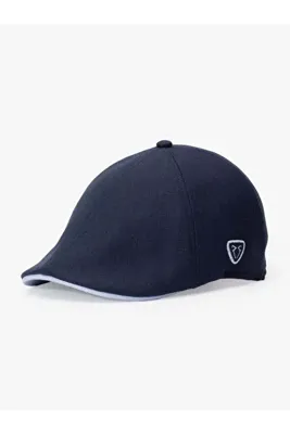RustandRich Kadın Erkek İndigo Casket Hat Timeless Collection Linen