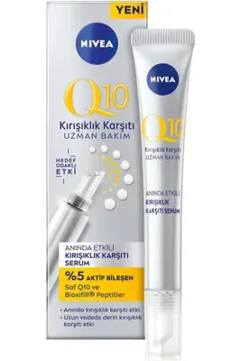 NIVEA Nivea Q10 Kırışık Karşıtı Sıkılaştırıcı Göz Bakım Kremi 15 ml