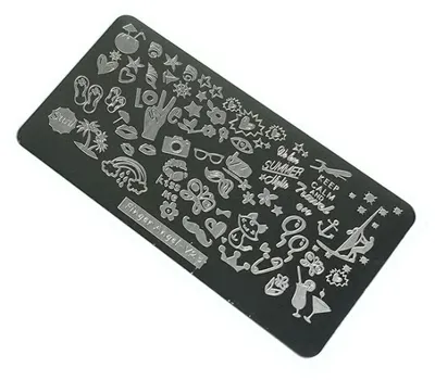 NAIL Nail Art Stamping Baskı Plakası