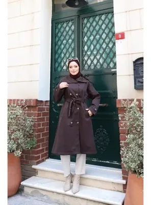 Bwest TRENÇKOT - KAHVERENGİ