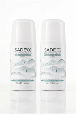 sade'ce İkili Set Doğal Roll-on Aloe Vera Deodorant Bitkisel Vegan 2 x 50 ml