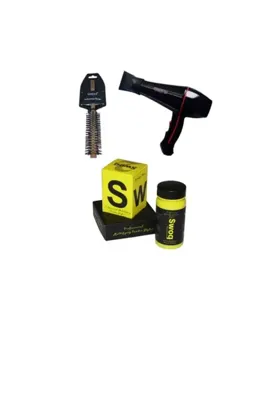 SWOQ Powertec Profesyonel Turbo Fön Makinesi Pudra Wax Fön Fırçası