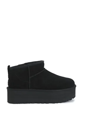 Ugg Classic Ultra Mini Platform Kadın Deri Bot