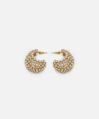 İpekyol Strass taşlı küpe