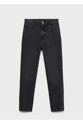 Mango Siyah Denim Kadın Jeans 87010255