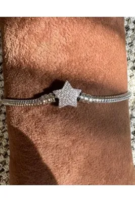 Opia JEWELRY Pndora Logolu Taşlı Yıldız Bileklik