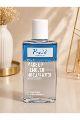 Rose Cosmetics Eye + Lip Make Up Remover Micellar Water 180 ml