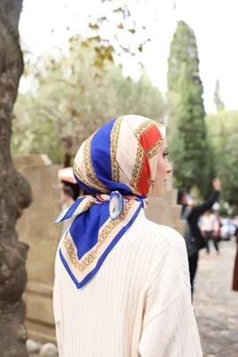 KUQOS Royal Zincir Desenli Eşarp