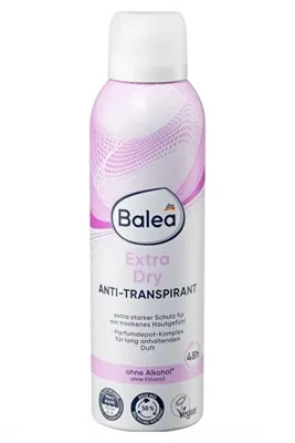 BALEA Deo Spray Antitranspirant Extra Dry, 200 ml