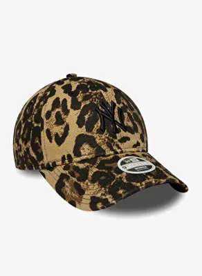 NEW ERA 60856260 WMNS LEOPARD 9TWENTY NEYYA Kahverengi Leopar desenli Kadın Şapka