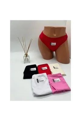 moda rüyası Kadın Kombin Kaşkorse Külot 6'lı 0510