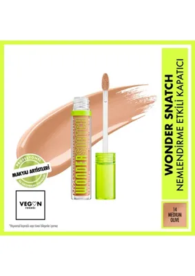 NYX Professional Makeup NYX Wonder Snatch 14 Medium Olive Kapatıcı Nemlendirme Etkisiyle Tüm Cilt Tiplerine Uygun Profesyonel Makyaj
