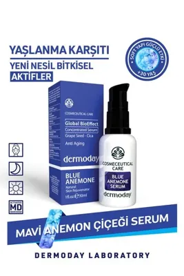 Dermoday Blue Anemone Serum Mavi Anemon Çiçeği Serum