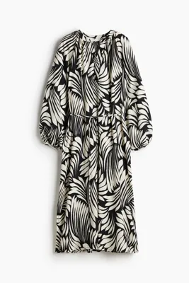 H&M Balon Kollu Elbise