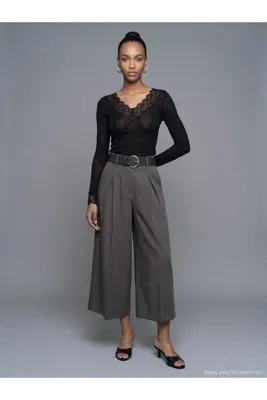 Dilvin 72796 Kemerli Culotte Pantolon